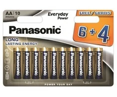 Panasonic LR6 Alkaline Everyday Power AA 1.5V 10 pcs 5410853049326