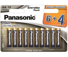 Panasonic Batteries Panasonic Everyday Power baterija LR6EPS/10BW (6+4)