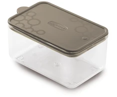 GIOSTYLE Food container rectangular S 0.7L Con.Tengo 15.5x10x11.9cm pilkas-ruda
