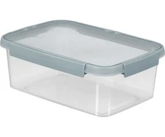 Curver Smart fresh eco* line Pojemnik na żywność prostokątny Transparentny/ szarobłękitny 5L
