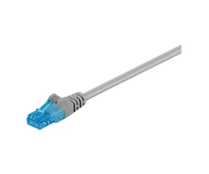 Goobay Patch kabelis | CAT 6A U/UTP | AWG 26/7 | Kabelio ilgis: 1 m | Pilkas
