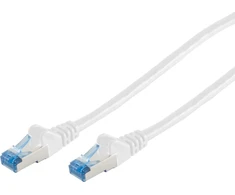 S-Conn S jungties patch kabelis CAT6A RJ45 S / FTP 2m baltos spalvos
