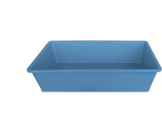 Stefanplast ZOLUX tualetas 2 d/kota, 50x35x12cm, mėlynas