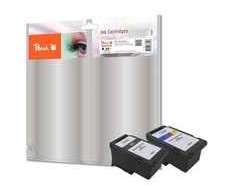 Peach Peach PI100-223 „PagePack“ rašalas Juoda, Žydra, Purpurinė, Geltona