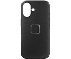 „Peak Design Everyday“ medžiaginis dėklas, „iPhone 16“, pilkos spalvos, anglų k.