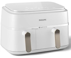 Dviejų krepšelių gruzdintuvė Philips 3000 serija NA353/10, 9 l, Balta