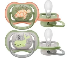 Philips Avent Ultra Air čiulptukai 2 vnt., 6-18 mėn. berniukui, dydis 6-18 mėn., 6-18 mėn.