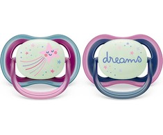 Philips AVENT SCF376/14 Čiulptukas Ultra Nighttime 6-18 sapnai/kometos mergina