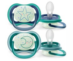 Philips AVENT SCF376/13 Čiulptukas Ultra Nighttime 6-18 žvaigždučių/mėnulio berniukas