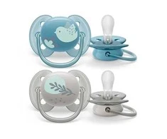 Philips AVENT SCF091/15 Žindukas Ultra Soft 6-18m šakelė/paukštis