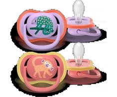 Čiulptukai Philips Avent Ultra AIR SCF349/47, 18 mėn.+, 2 vnt.