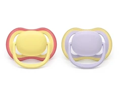 „Philips Avent“ čiulptukas „Ultra Air“, 0–6 mėn., šviesiai violetinis / šviesiai geltonas