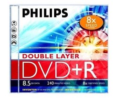 „Philips“ DVD+R DL 8,5 GB 8x5 vnt (DR8S8J01C/00)