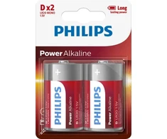 Philips LR20P2B/10 Power Alkaline D / 2 pcs LR20P2B/10 (8712581550011)