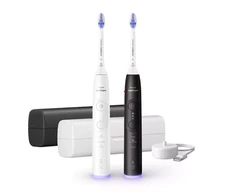 Elektriniai dantų šepetėliai Philips Sonicare Series 6500 HX7419/01, 2 vnt. (juodas ir baltas)