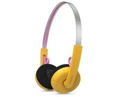 Ausinės Philips TAMS1YL/00 Moving Sound The Ringo Duo langattomat kuulokkeet, keltainen