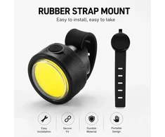 Piederums velosipēdiem iLike JOHORSE 50LM USB Rechargeable Bike Tail Light Type-C Charging 5 Lighting Modes IPX4 Atsparus vandeniui LED Bicycle CB-18158 ()