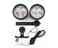 iLike Priedai rowerowe Johorse CB-1812001 Bicycle Light Set (Front &amp; Rear) CB-1812001