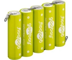 Pielodejami akumulatori 5x AA (Mignon)2100mAh (Z) (NiMH) 6V