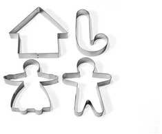 Guardini Gingerbread mould set of 4 in blister 28 x 19 x 2 cm