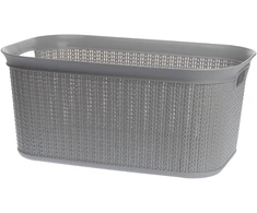 Alsea Plastic basket su robot formula 27 l 22764 GY Swiss pilkas 50 5 x 33 5 x 23 5 ALSEA 22764 GY
