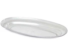 Guardini Plastic trays transparent set of 2 Easy Bake 46x23cm