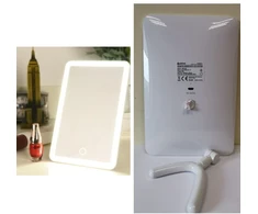 Lusterko kosmetyczne Platinet PMLY6W Lustro kosmetyczne su oświetleniem LED (Złamany statyw) PMLY6W damage