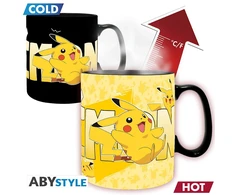 ABYstyle Abysse Pokemon puodelis su karščio pokyčiu – Pikachu – 460 ml