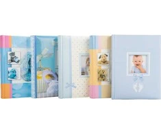 Nuotraukų rėmelis Poldom Albumas BB 10x15/200M Baby Mix, mėlynas