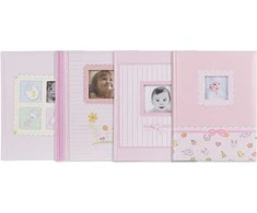 Nuotraukų rėmelis Poldom Albumas BB 10x15/200M Baby Mix, rožinė
