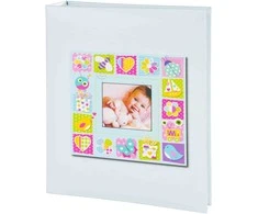 Nuotraukų rėmelis Poldom Albumas MM 10x15/200 Baby, mėlynas
