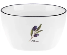Ravi Decor Lumarko Porcelana miska 350 ml oliwki 11.5 x 11.5 x 6.5 (Model 81474 2)