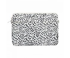 Krepšys iLike Krepšys na laptopa 15-16 Inches Fabric Nešiojamas kompiuteris Bag With Strap Leopard Baltas ILIUN16LBLW