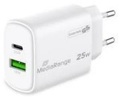 Maitinimo adapteris USB/USB-C 25W/greitas MRMA112-2 MEDIARANGE