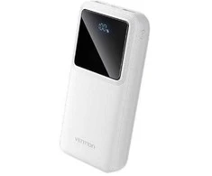 Vention Powerbank, ventiliacija, FHLW0, 20000 mAh, mikro USB, USB-C, 2xUSB-A, 22.5 W (balta)