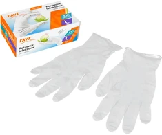 Pudruotos latekso pirštinės L, 100 vnt., 12 x 7 x 20, 00958, Simple Solution