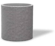 Keter Medium Cylinder Planter sidabrinė