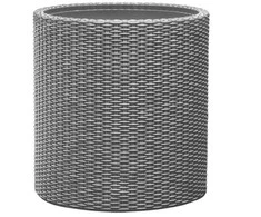 Keter Small Cylinder Planter sidabrinė