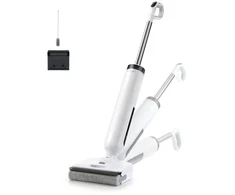 Dulkių siurblys vertikalus Lubluelu Dulkių siurblys T9 Wet &amp; Dry Vacuum with 180° Lay-Flat Reach Baltas