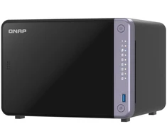Serveris QNAP TS-632X-4G NAS 6 lizdų 0/6 HDD/SSD, 2x 2.5G Ethernet, 2x 10G SFP+, 4GB RAM