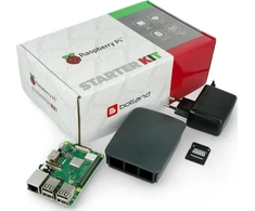 Raspberry Pi Rinkinys 3B+ WIFI + 32GB Micro SD + oficjalne priedai} (RPI-11221)