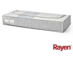 Medžiaginis rūbų krepšys Premium Rayen 103x16x45cm pilkas