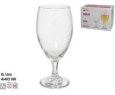 Red Cherry Raudona Cherry Alaus taurės (6 vnt.) 440 ml, 18 x 7,5 x 7,5 cm, Raudonas CHERRY