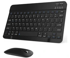 Riff EN / RU išdėstymas 2in1 Bluetooth Klaviatūra and mice