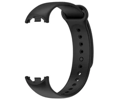 Riff 4kom.pl silikoninis dirželis Xiaomi Mi Band 8 serijai juodas (RF-MIB8-BK)