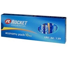 Rocket Alkaline AA LR6 elementas, 10 vnt.