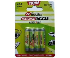 Rocket Rocket Precharged HR03 850MAH ALWAYS READY Blistera iepakojuma 4gb.
