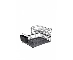 Rosberg 5R53000PBL, indų džiovyklė, 2 lygiai, 45x32,5x27,3 cm, juoda