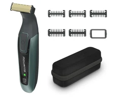 Rowenta Beard Trimmer | TN6044E0 | Cordless | Number of length steps 6 | Wet &amp; Dry | Juodas/Žalias