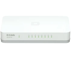 Šakotuvas D-Link GO-SW-8G/E network switch Unmanaged Gigabit Ethernet (10/100/1000) Baltas